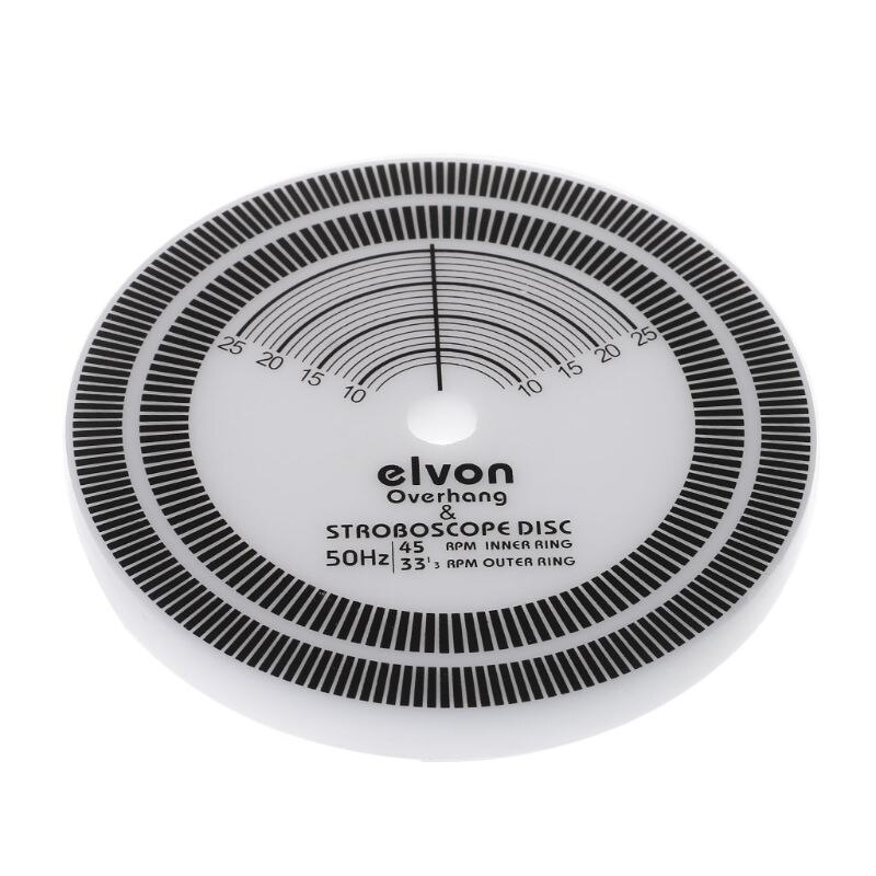 For LP Vinyl Record Turntable Phono Tachometer Calibration Distance Gauge Protractor Disc Stabilizer