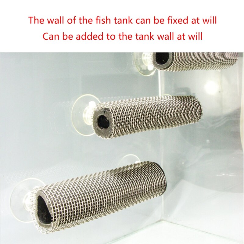 4/8/20 paquetes de ventosas para acuario con bridas de 2,8 cm de diámetro Ventosa de plástico suave transparente para fijación de manguera de pecera
