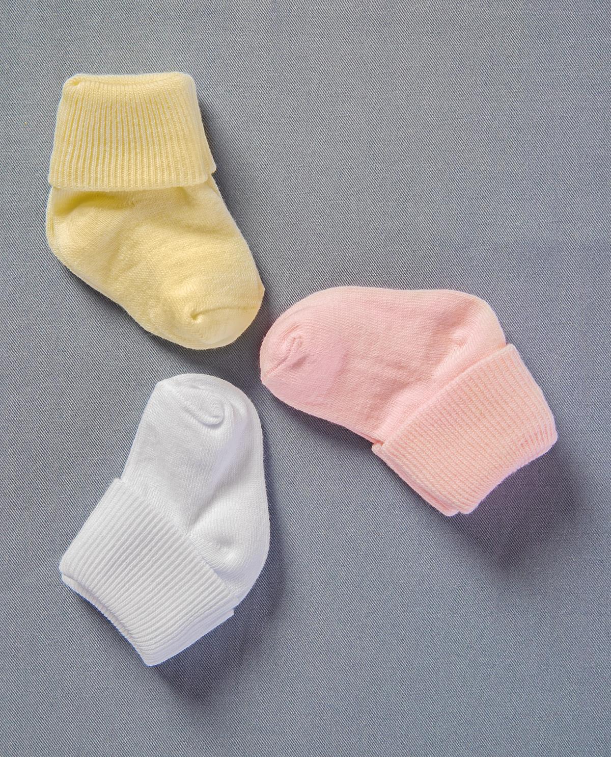 Di colore solido Del bambino Della Ragazza Calza pz impostato Eco Pacchetto