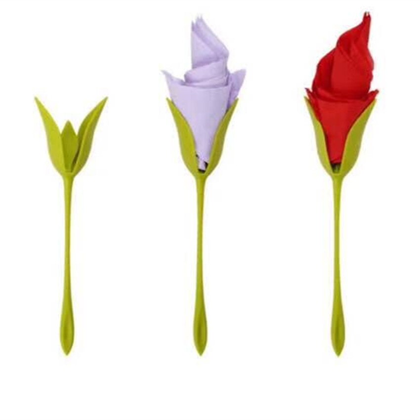Servetthållare bladbord dekor servetthållare diy blomma gren servitthållare bröllopsfest café hotell servettdekor