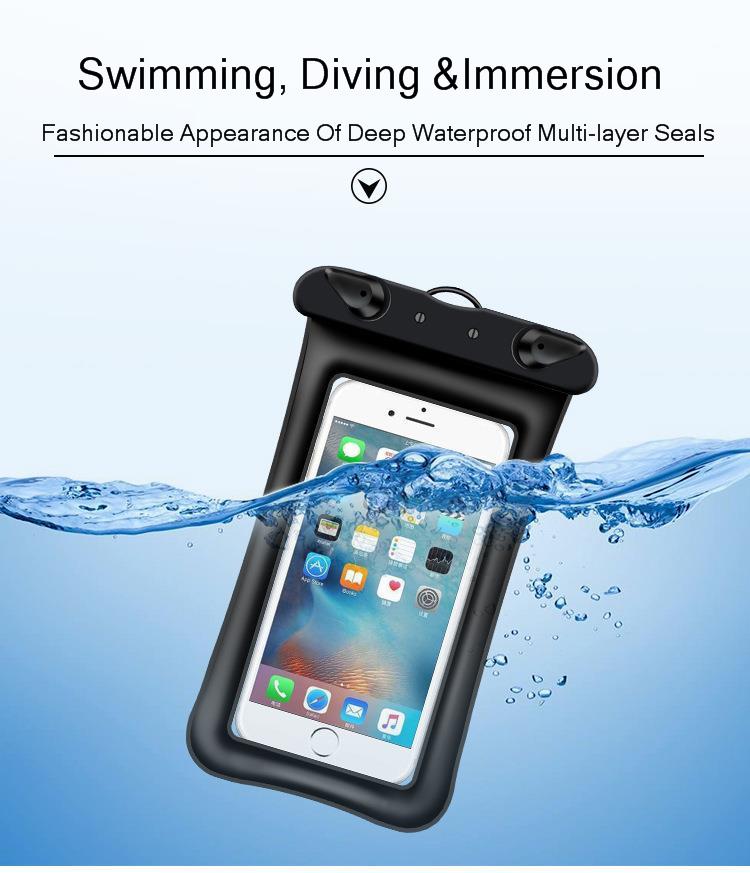 Vandtæt berøringsskærm telefoncover til iphone 6/6s/6 plus /7/7 plus huawei  p9 sumsung swimmimg dykning undervands sport tilbehør