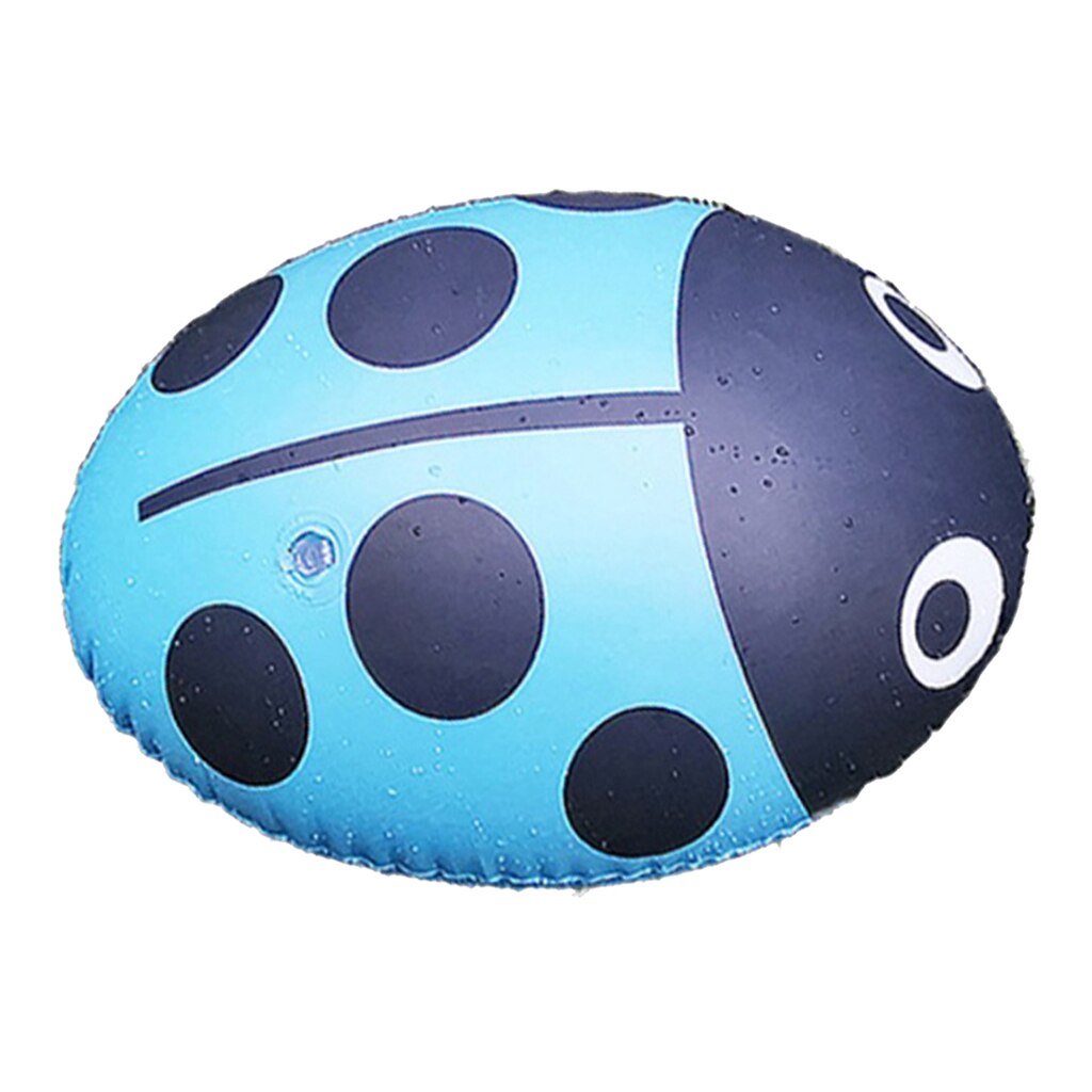 Bolsa de aire inflable para natación, boya flotante, bolsa de gas, Bola de flotación de mariquita: Blue 45x35cm