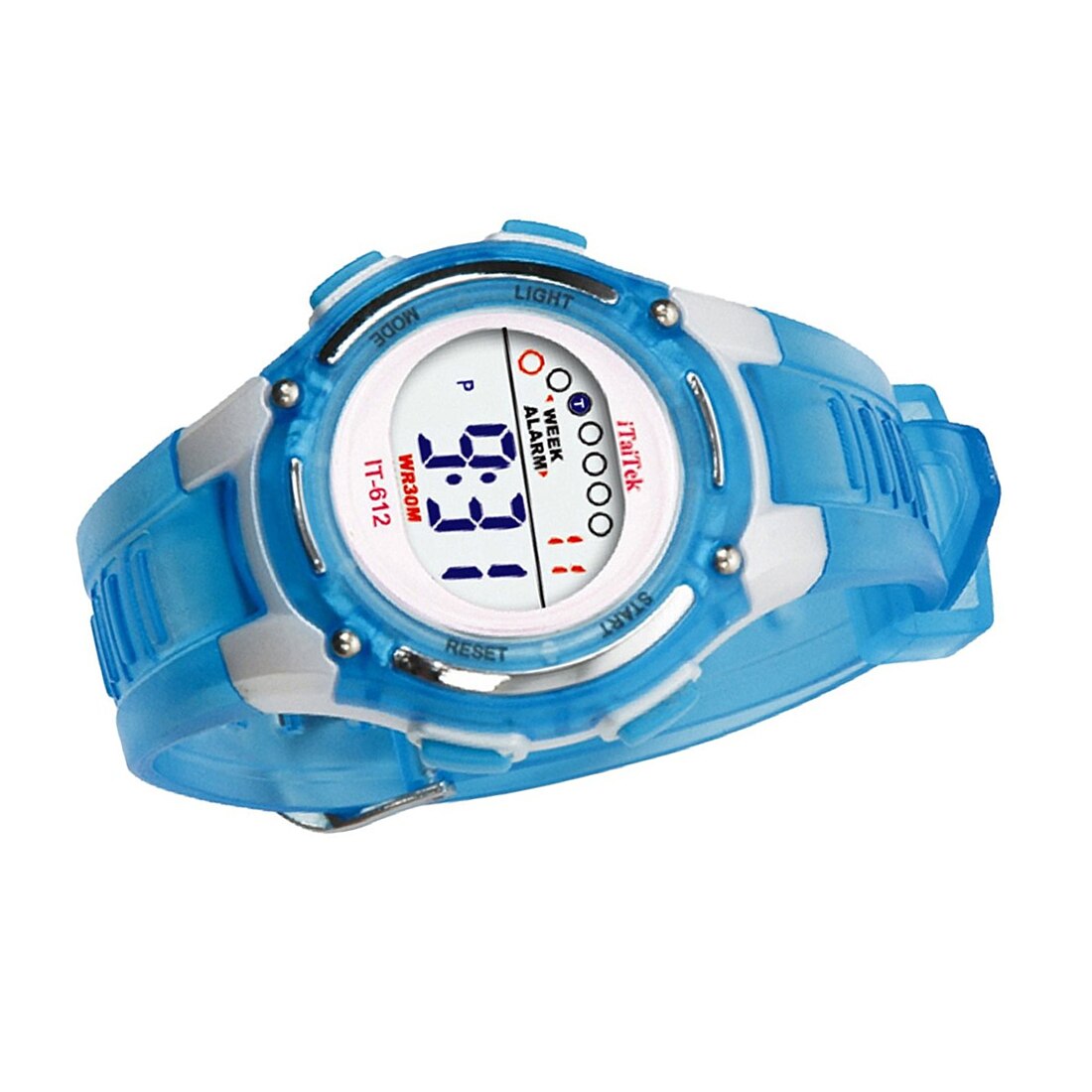 ITaiTek Kids Zwemmen Digitale Sport Waterdicht Polshorloge (Groen): Blue
