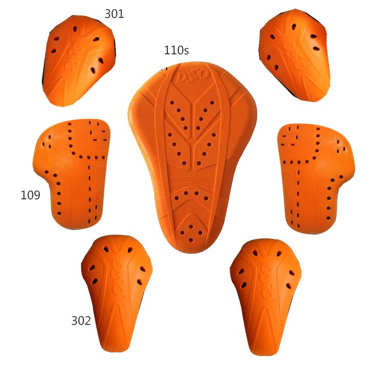 DSO Motorcycle Jacket Insert Back Armor Detached enhanced Body Inside armor Spine Chest Knee Elbow protector