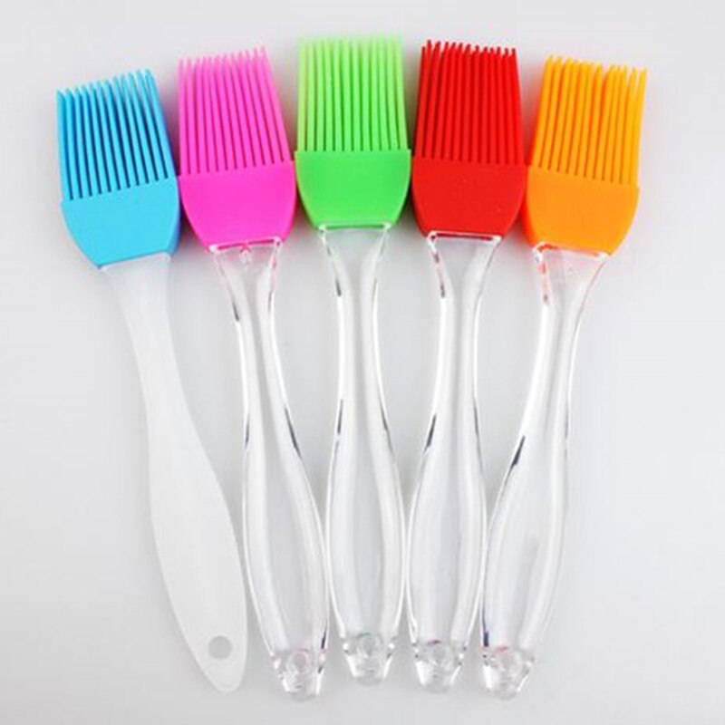 Silicone Backpinsel 3er Set – Hitzebeständig Bis 230°C, Für Grill & Küche, Blau/gelb/grün