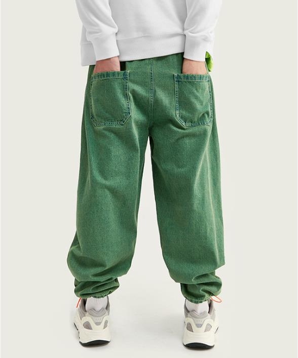 Moderne retro jeans heren relaxed taps toelopende jeans denim broek jongens pantalon heren street cowboy broek herfst hiphop heren boyfriend