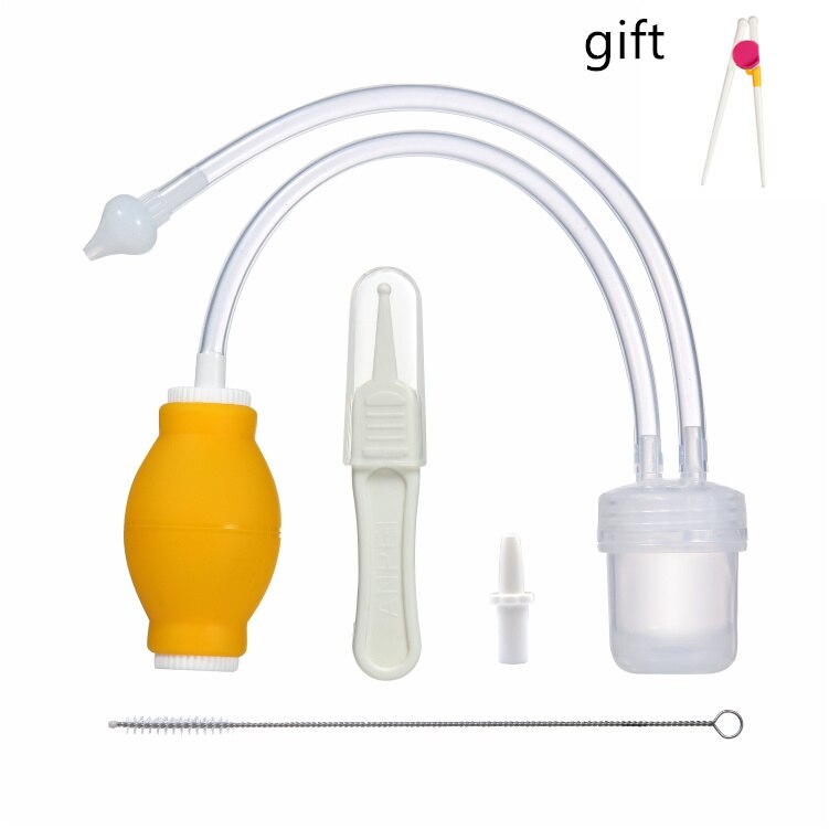 Baby Care Products Anti-backwash Device Vacuum Suction Newborn Nose Aspirator Cleaner Snot Nose Cleaner Baby Nasal Aspirator Set: AP1203(chopsticks)