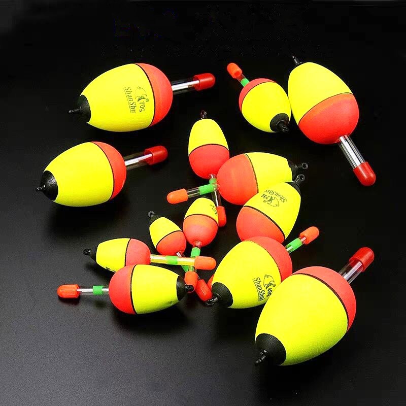Luminous Fishing Foam Plastic Float Buoyancy EVA Hight Elasticity Fishing Float Night Fishing Light Stick Bobber Fishing Tackle