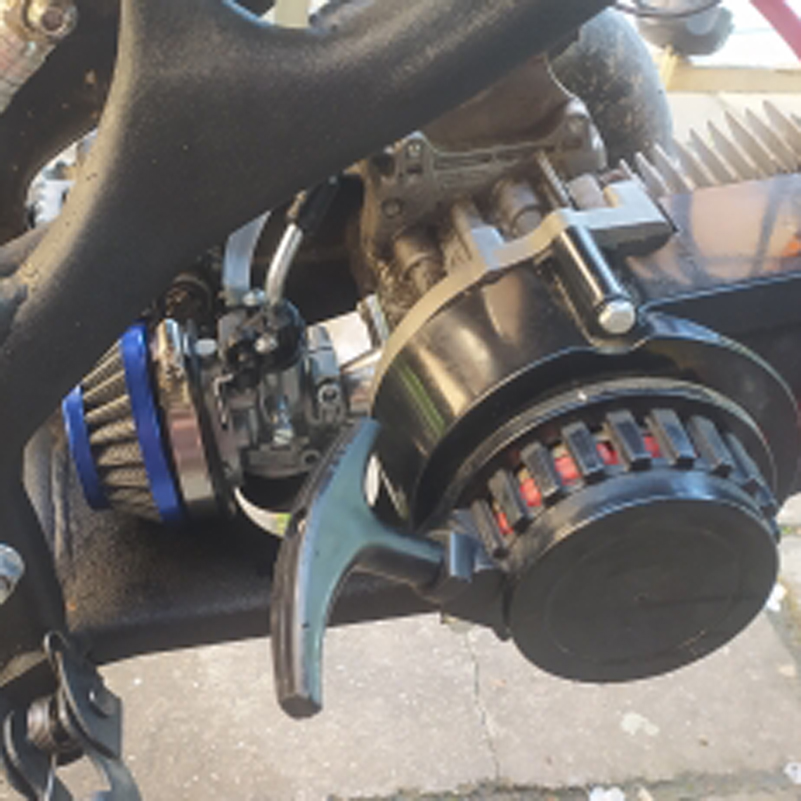 Racing Carb Vergaser 58mm Luftfilter Jets Für 49cc 50cc 60cc 66cc 80cc 2-Takt Motor Gas motorisierte Fahrrad Push Bike