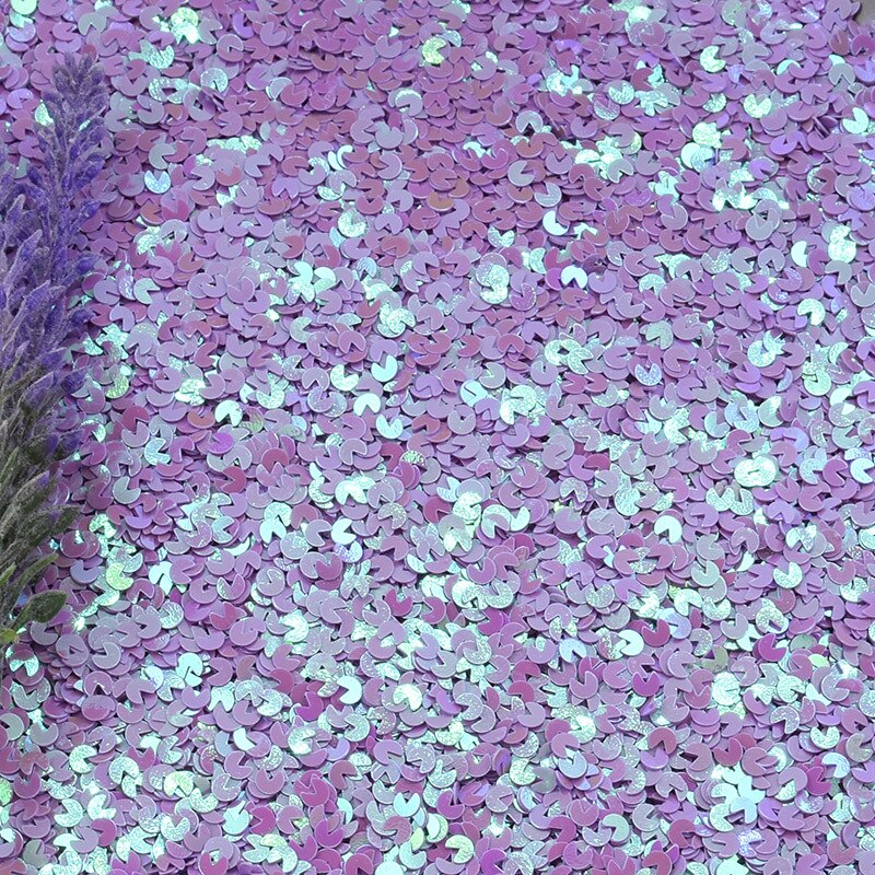 20g/ loten 4mm stijl pailletten losse pailletten voor knutselen diy glitter confetti nagelkunst decoratie pailletten naai accessoires: Ab paars