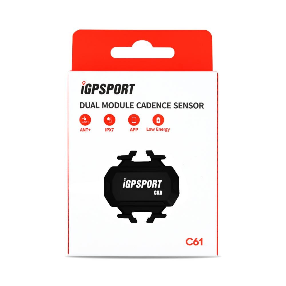 C61 iGPSPORT Built-in IPX6 Wireless Proof D 'Water Cadence Sensor for iGS10 iGS50E iGS618 Runtastic PRO Wahoo Strava Map