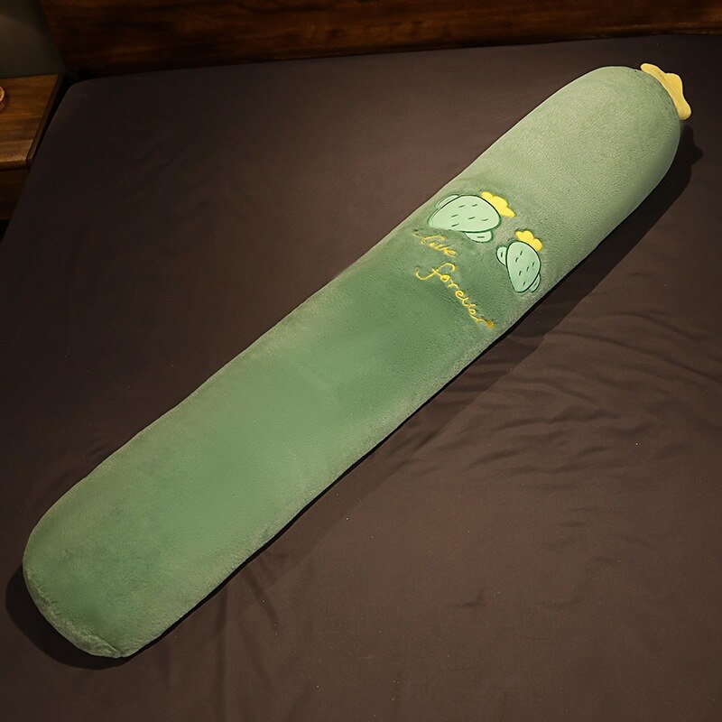Oreiller Long en peluche de Fruits doux de 100 à 160cm, pêche, ananas, fraise, avocat, plante en peluche, Cactus, carotte, poupée: Cactus / 160cm