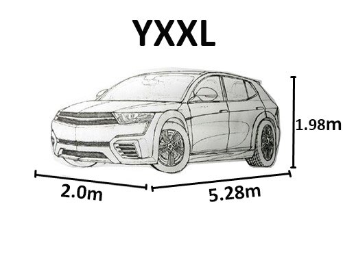 Cubierta impermeable Universal para coche y SUV, cubierta completa para interior y exterior, protección contra el sol, la nieve, el polvo y la lluvia,: YXXL