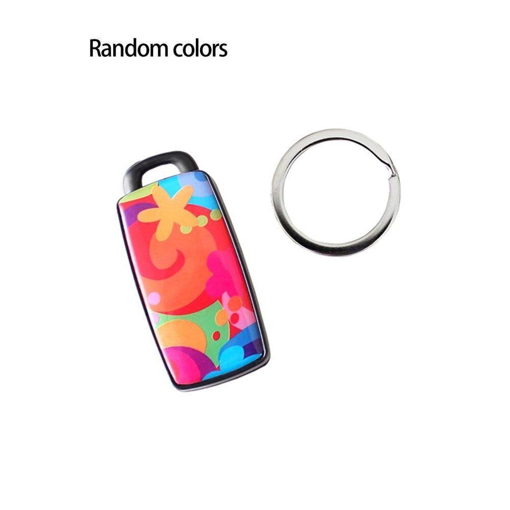 1Pcs Anti-Verloren Alarm Key Finder Locator Sleutelhanger Whistle Sound Mini Key Finder Draadloze Fluitje Key Finder Kleur willekeurige