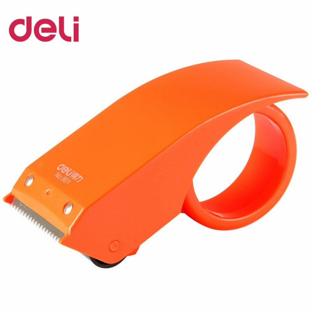 Deli 801 Tape Dispenser Handleiding Verzegeling Tape Snijder Balenpers Carton Sealer Breedte 48mm Verpakker Snijmachine