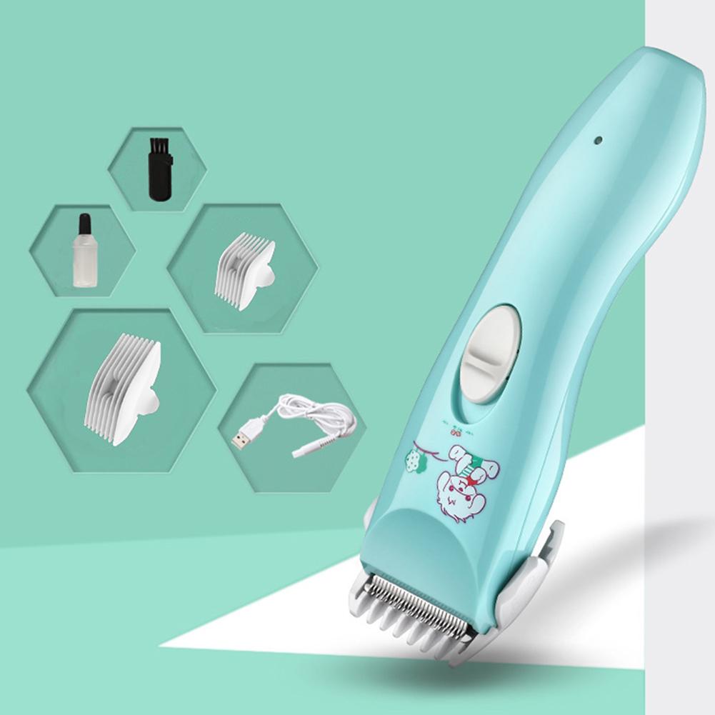 Baby Hair Trimmer Electric Hair Clipper USB Baby Shaver Cutting Baby Care Cutting Remover Rechargeable Quietkids Hair Cutting