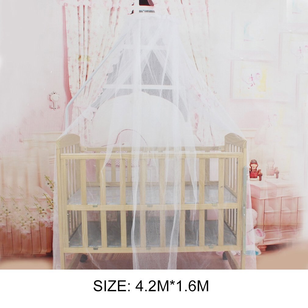 Heißer! OUTAD Baby Bettwäsche Krippe Moskito Netz Tragbare Größe Runde Kleinkind Baby Bett Moskito Gittergewebe Hing Kuppel Vorhang Netto Sommer