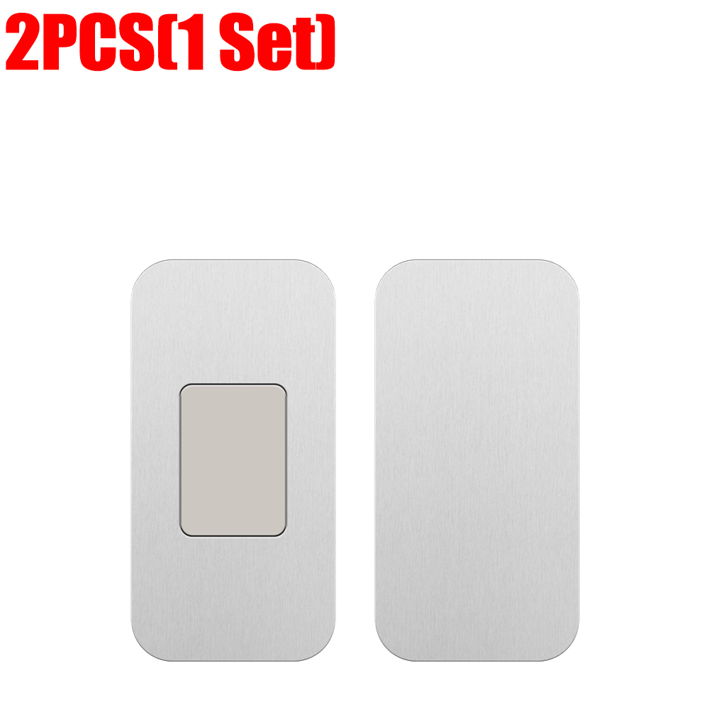 12x Kast Magnetische Vangst Zelfklevende Lade Magneet Vangst voor Keukenkast Deur Sluiten Magnetische Deur Catch Dichter Thuisopslag: nikkel