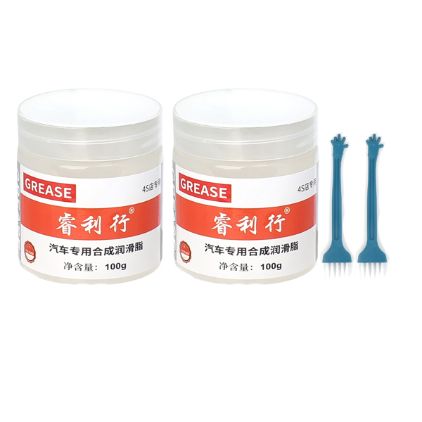 Grasa lubricante para pista de techo solar de coche, grasa para puerta, ruido anormal, antioxidante, aceite para rodamientos de engranajes, grasa de aceite para teclado de plástico: Blanco