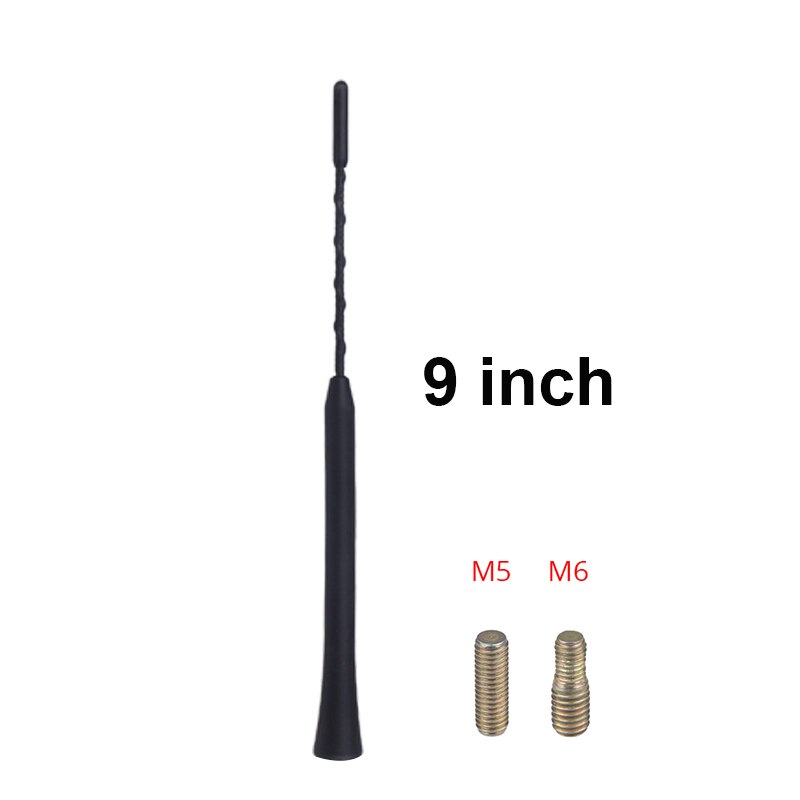 Bilantenne 9 &quot; 11 &quot; 16 &quot; til toyota ford chevrolet bmw mazda golf volkswagen auto radio antenne bil universal antenne bil mast: 9 tommer