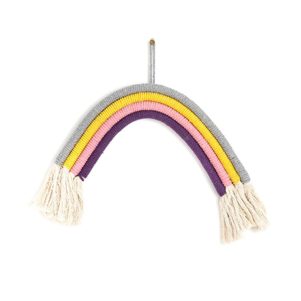 Regenboog Opknoping Decor Baby Kids Handgemaakte Muur Bed Tent Klamboe Decoratie Cuna Dormitorio Infantil voor Kinderen Babykamer: 4