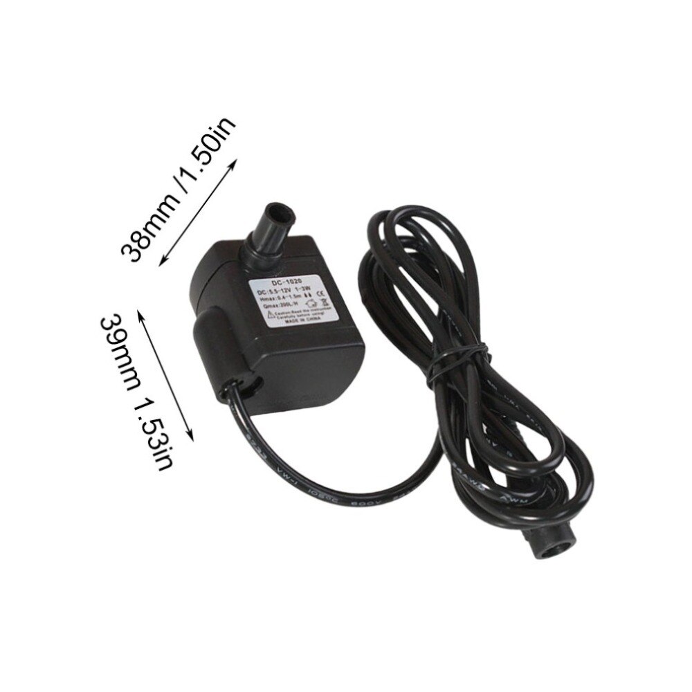 Waterproof Mini Water Pump Power Membrane Submersible Fountain Aquarium Pump 12 V Brushless DC Micro Pump