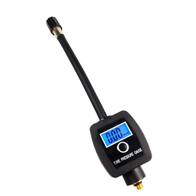 Manomètre numérique de pression d&#39;air pour vélo, Mini compteur de pneus pour Valve Presta Schrader: Default Title