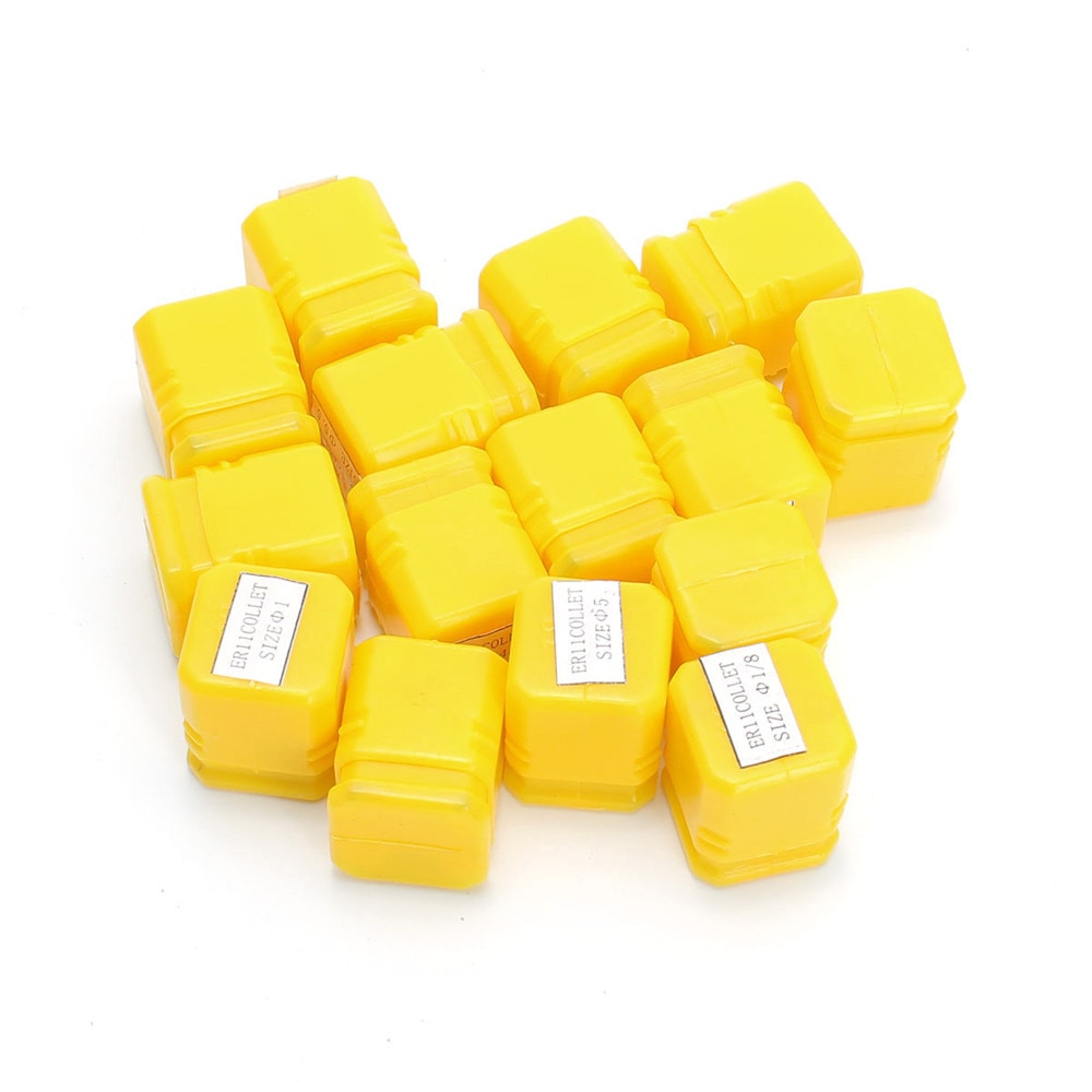 15pcs ER11 1-7mm Spring Collet Set voor CNC Frezen Draaibank Tool Chuck Spantang Gereedschaphouder