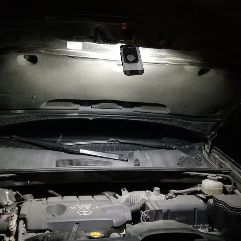 Powerful COB LED Flashlight Torch USB Rechargeable Work Light Inspection Lamp Camping Tent Lantern Lamp Built-in Battery 5Mode