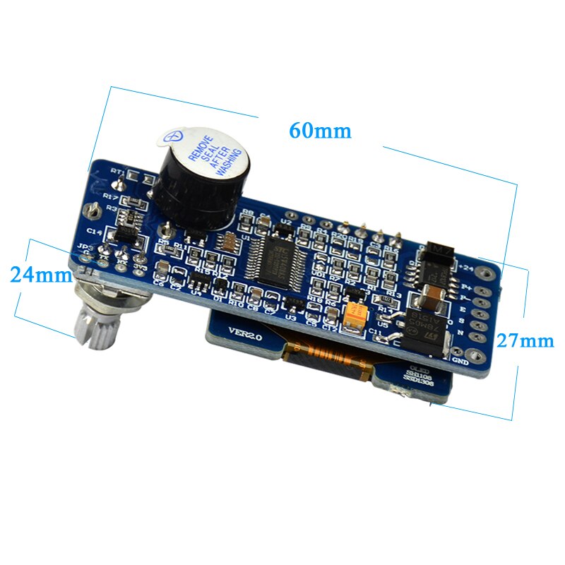 YIMAKER T12 OLED, estación de soldadura de hierro Digital, controlador de temperatura STC, tablero de exhibición en inglés con tablero de acrílico