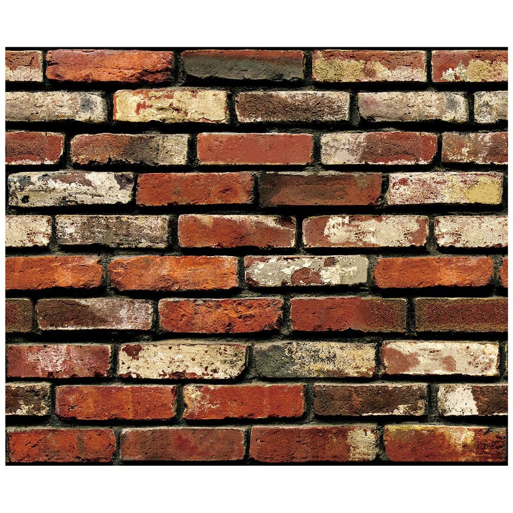 Simulation Environmental Protection Self-adhesive Wallpaper Pvc Waterproof 3d Wall Sticker Living Room Decoration: Coffee