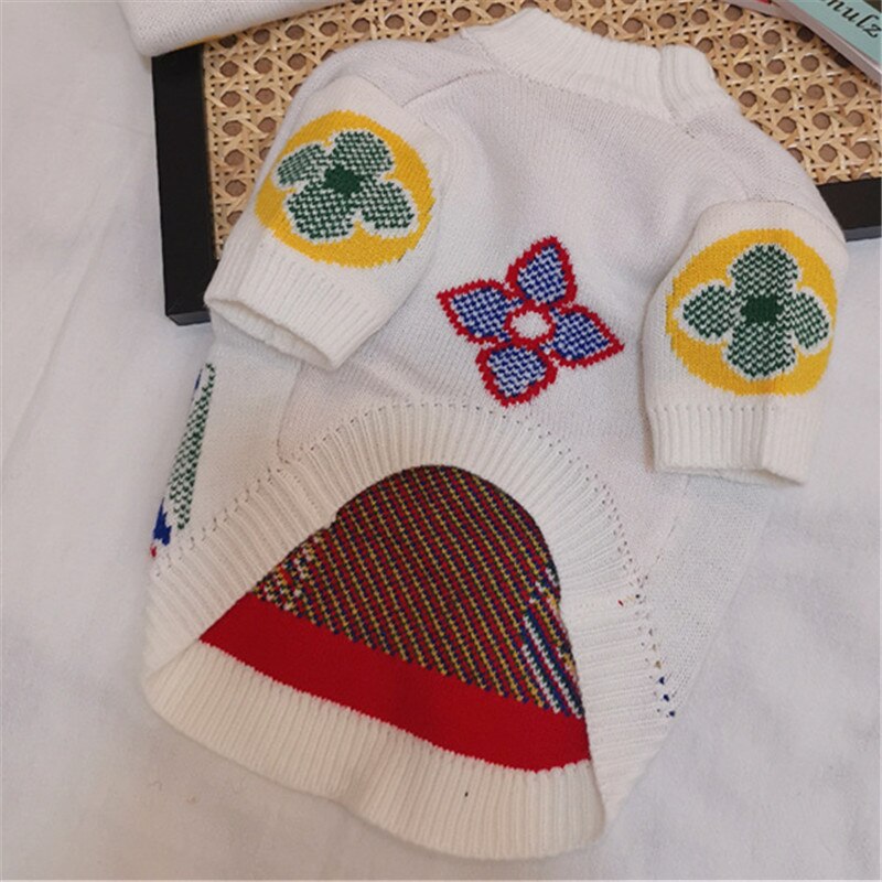 Ropa de Pug ropa de invierno de Bulldog Francés Poodle Schnauzer Corgi galés perro Shiba Inu suéter de punto ropa de abrigo para mascotas