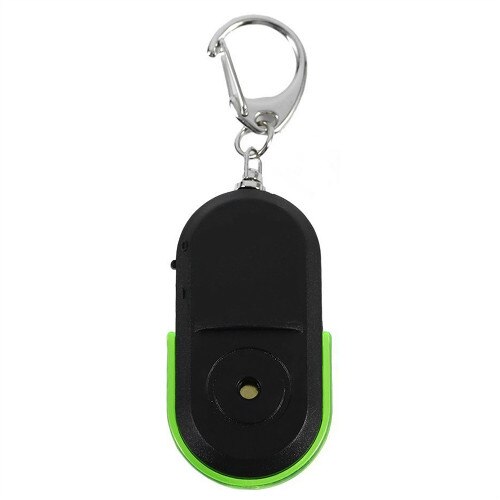 Pet rastreadores GPS inalámbrico inteligente Anti-Perdida buscador de llaves con alarma llavero con localizador suena el silbato LED luz rastreador Anti-perdido dispositivo: Green