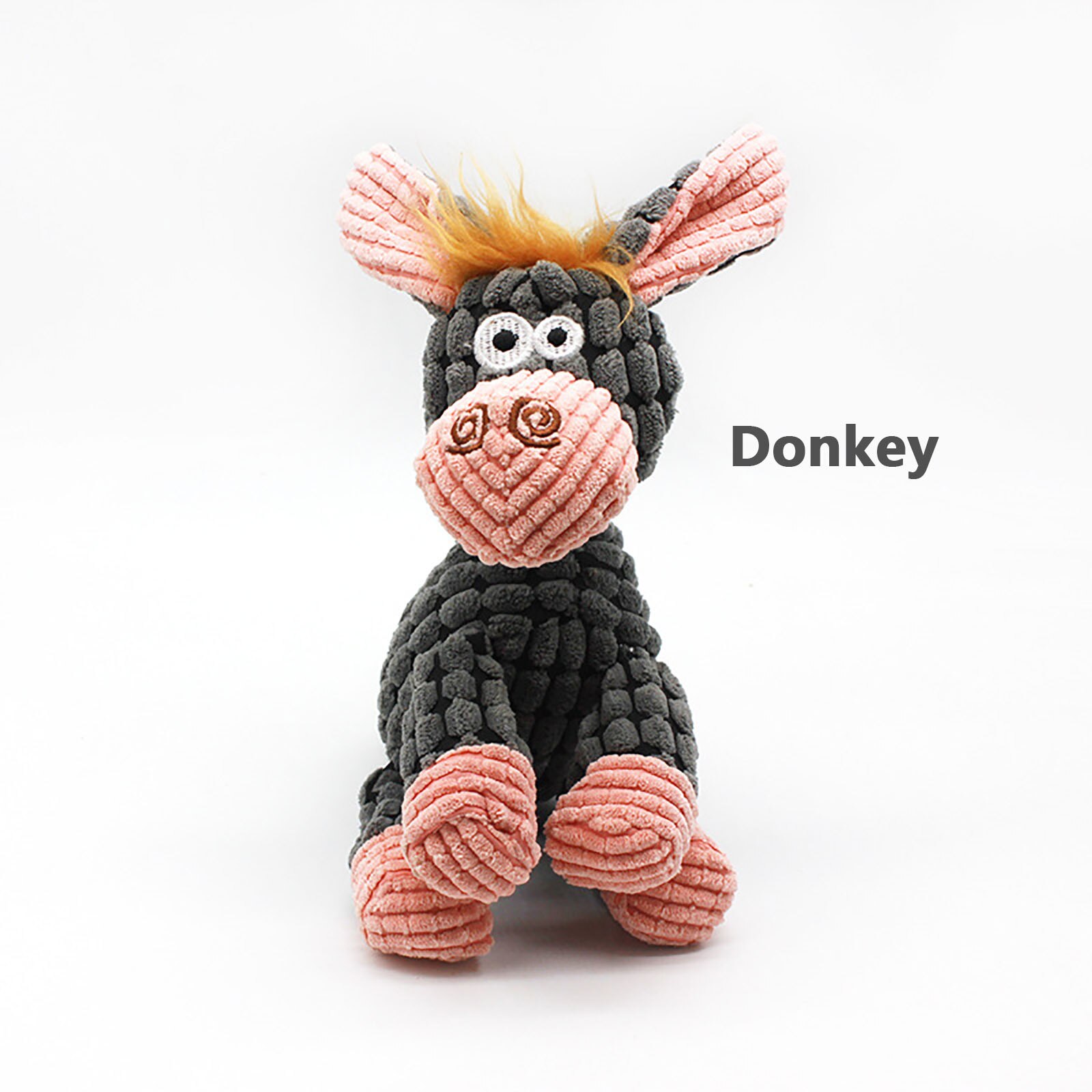 Pet Shaped Corduroy Chew Speelgoed Voor Hond Met Pieper Interactieve Speelgoed Voor Honden Puppy Speelgoed Om De Tanden Schoon: Default Title