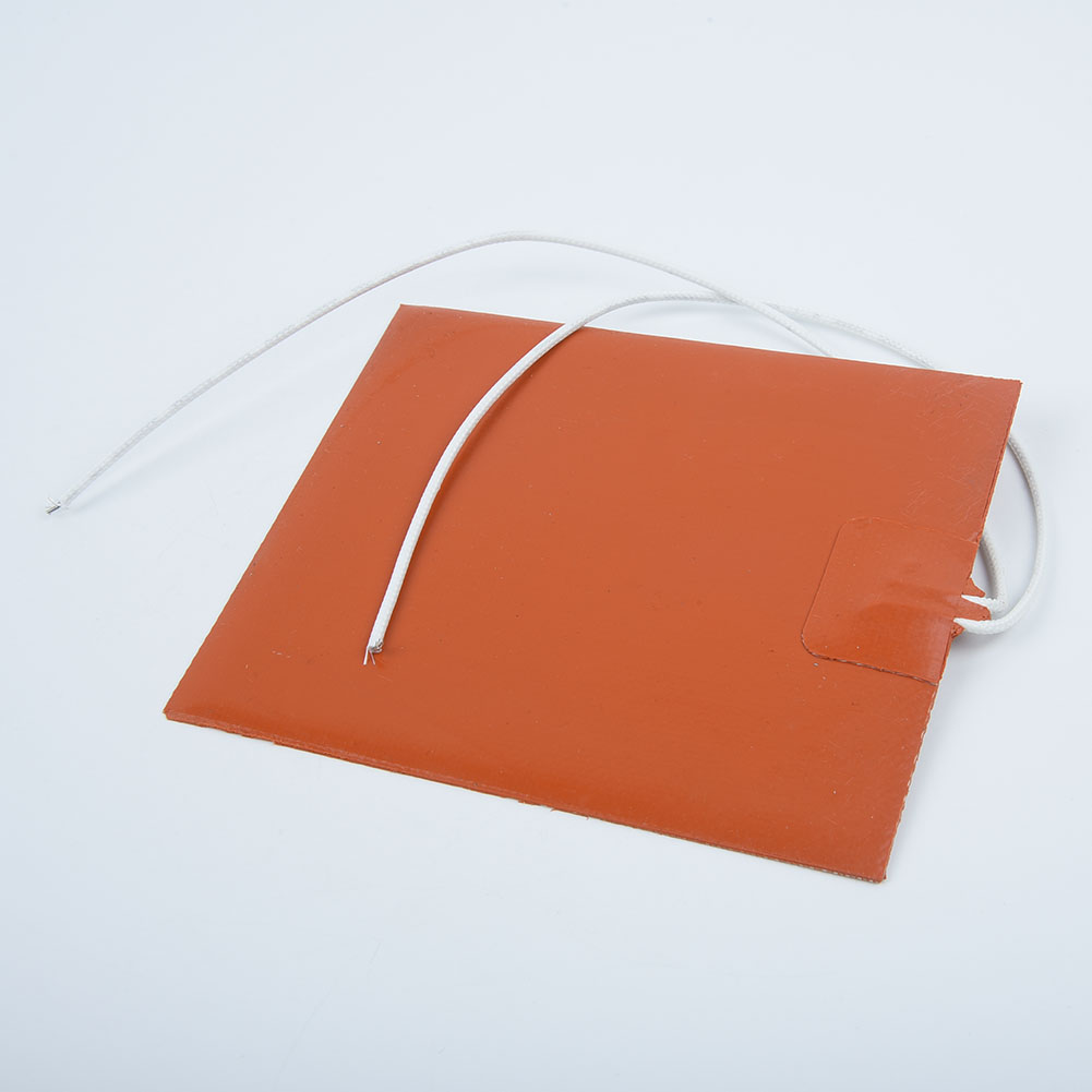 Grzałka silikonowa podkładka robić drukarki podgrzewane łóżko mata grzewcza 12V 12W 100x120mm elektryczne podgrzewane podkładki z gumy silikonowej