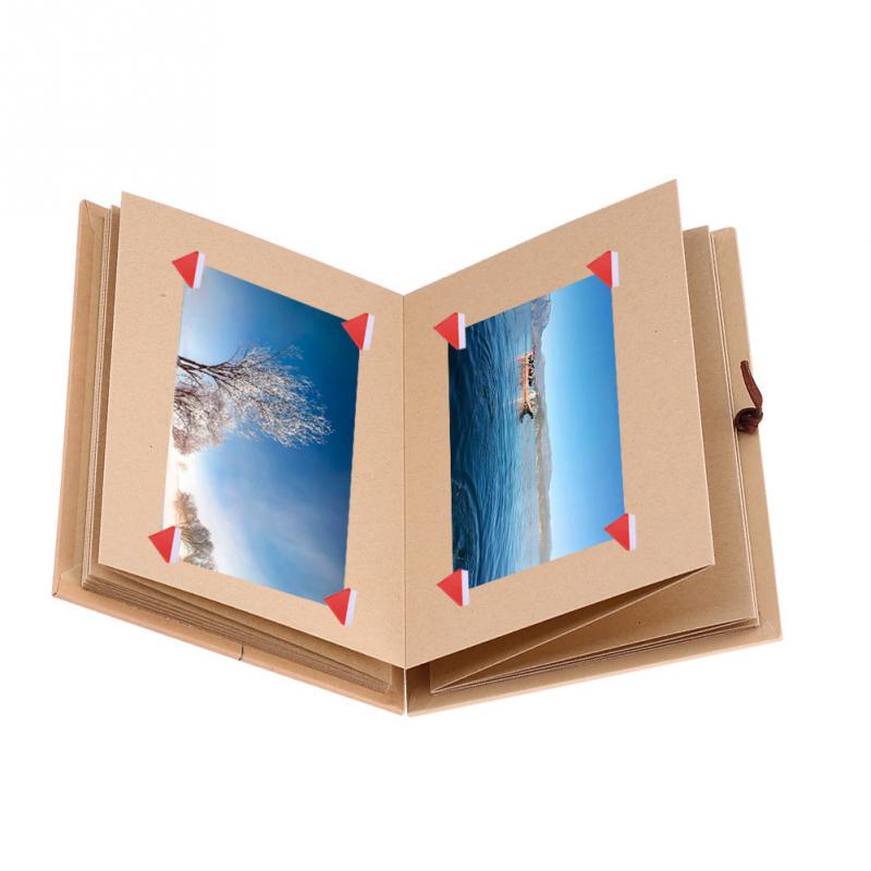 DIY Scrapbook Cover Folding Photo Album Crafts Ballon Cover Accordion Foldable Handmade Crafts Retro Style