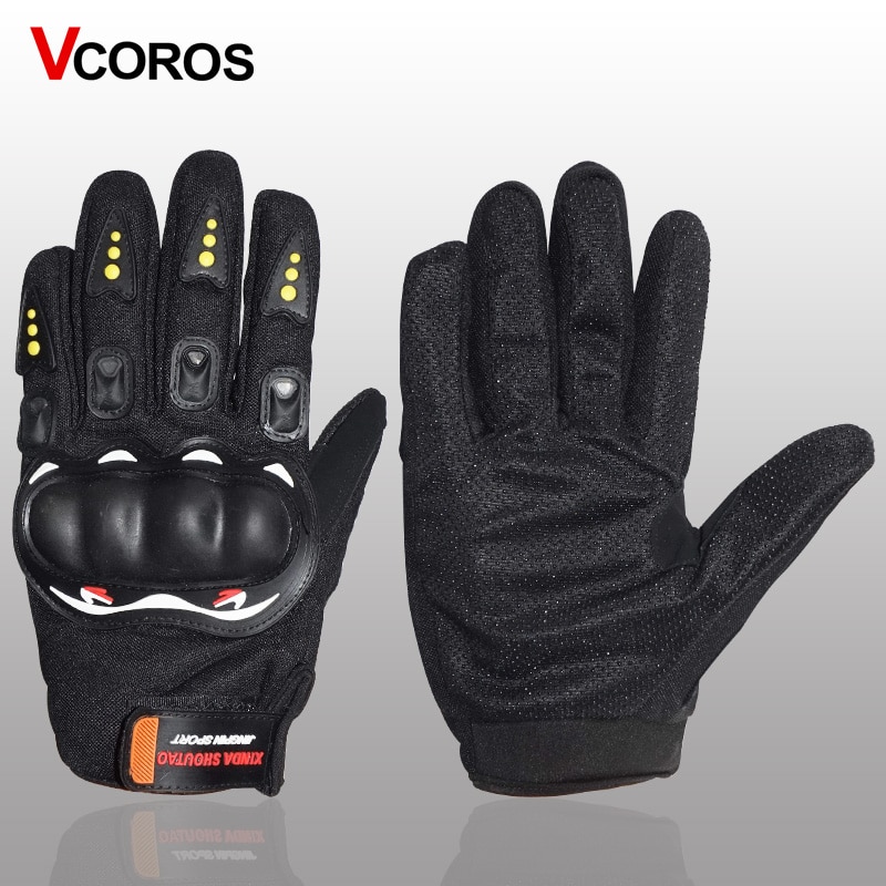 Vcoros volledige vinger motorfiets handschoenen wearable motocross Beschermende Handschoenen ademend motobike ATV Outdoor Sport handschoenen