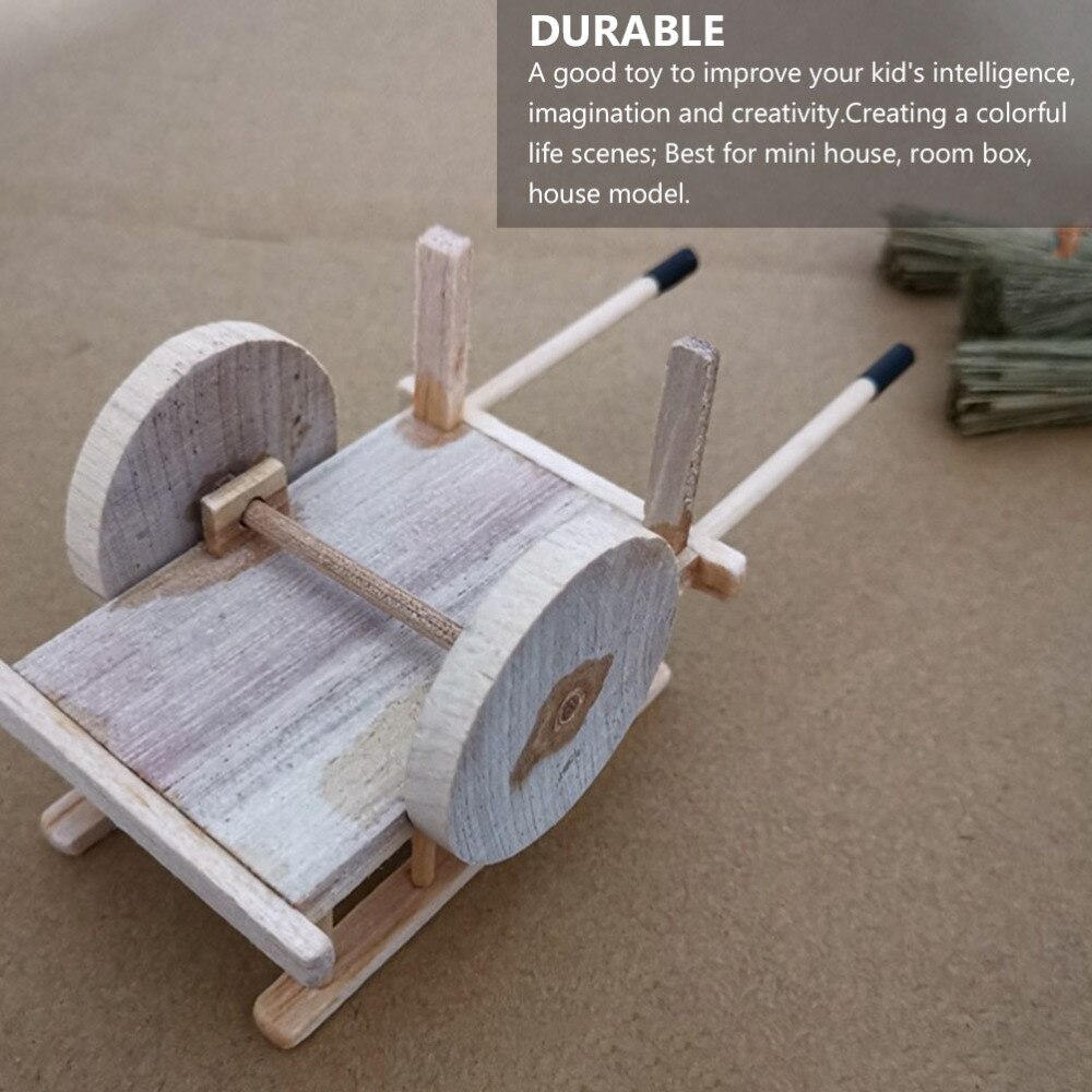 1Pc Mini Barrow Accessoire Playthings Voor Decor Voor Mini Huis Kinderen Decor Kids