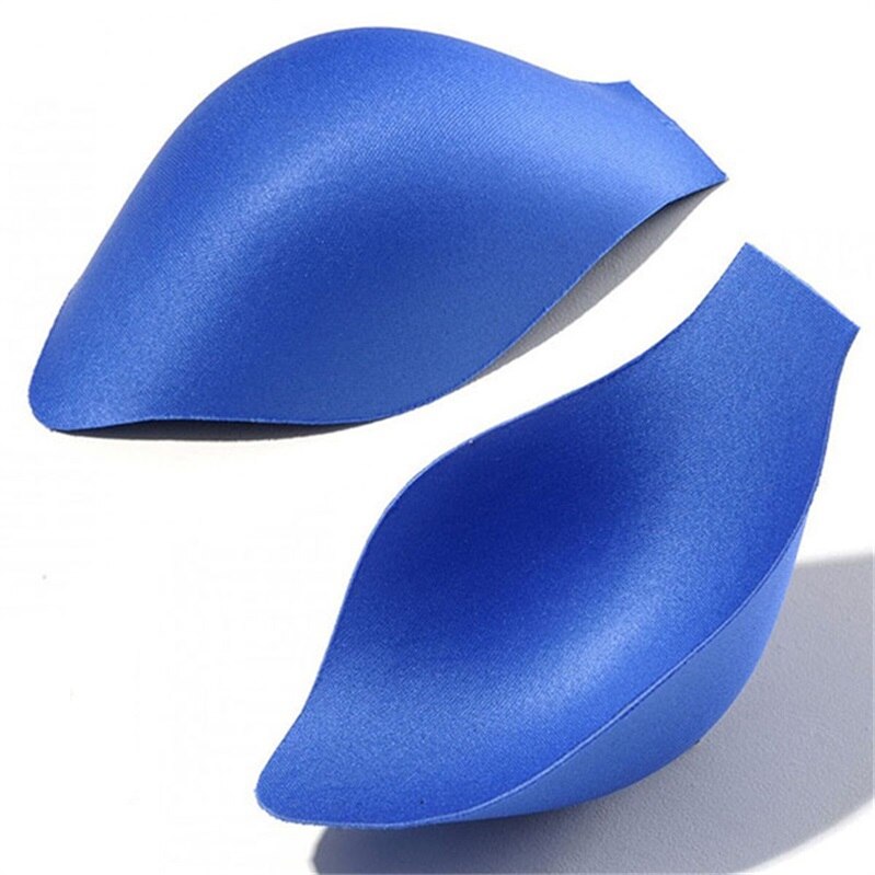 CLEVER-MENMODE Men Stereo Push up Cup Underwear Pad Inside Enhance Frontal Protection Cushion Inner Padded Enlarge: Blue