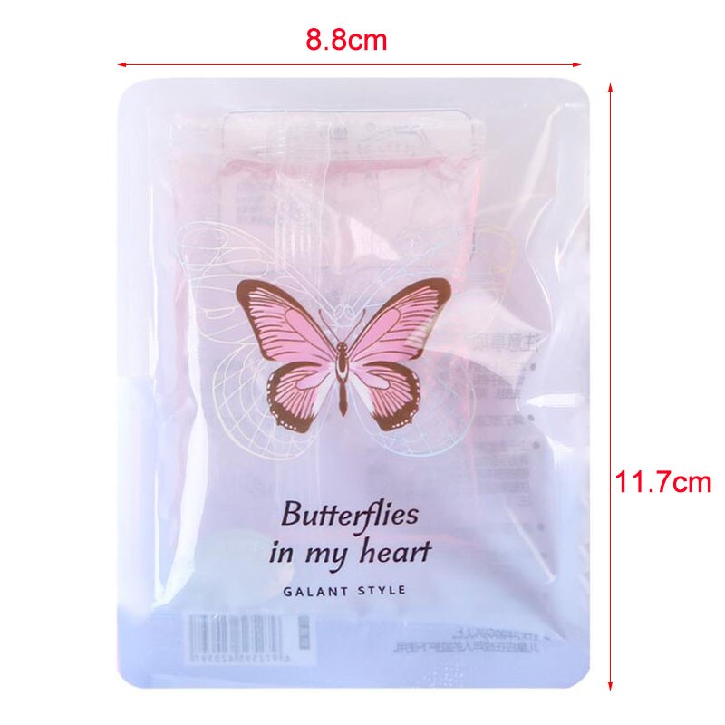 1 Pcs Mini Winter Reusable Gel Hand Warmer Transparent Cute Word Print Instant Heating Pack Warmer Water Bags Color Random