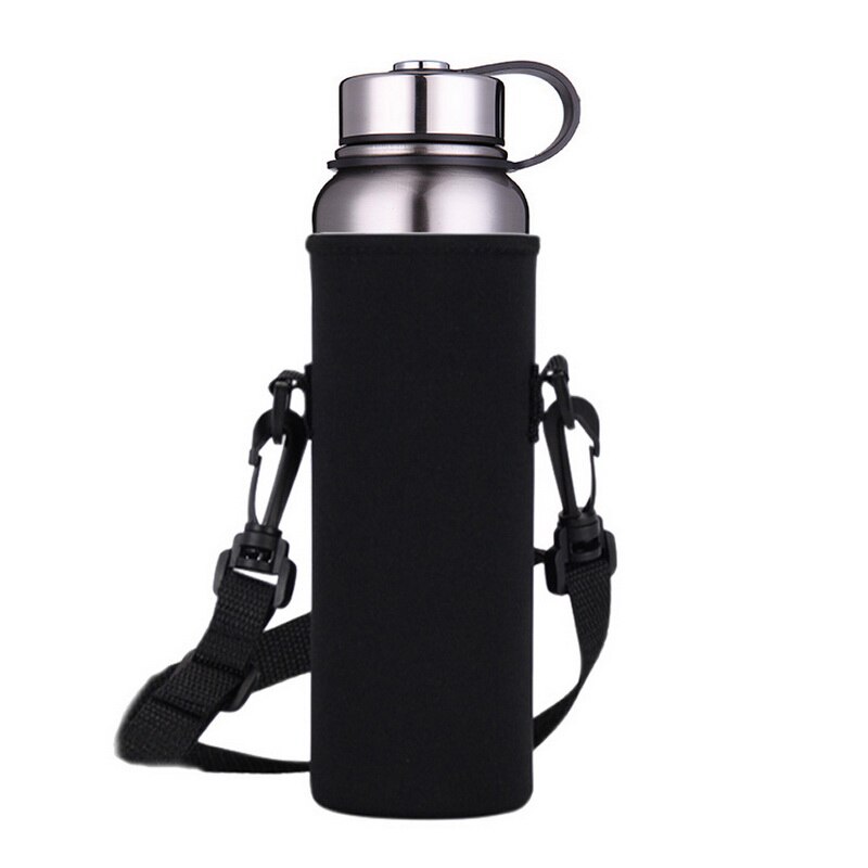 Bouteille porte-bouteille isotherme | Sangle de maintien, sac de couverture isotherme, pochette pour l'extérieur, accessoires bouteille d'eau, Thermos tasse: G227852A 1500ML
