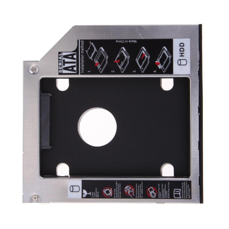2.5'' 9.5mm Universal SATA 2nd HDD SSD Hard Drive Caddy for CD/DVD-ROM Optical Bay Hard Disk Drive Case with Screwdriver