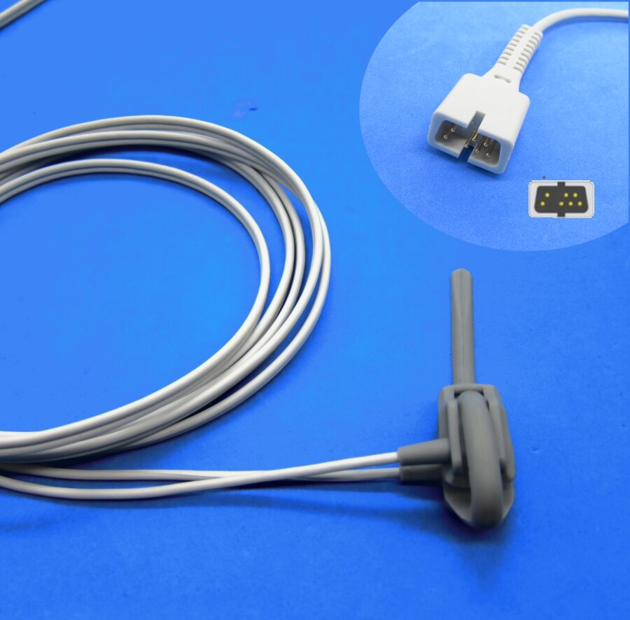 Kort kabel awt voksen finger clip spo 2 sensor for kina biolight blt  m9500,m7000 m69 digital: Nyfødt wrap