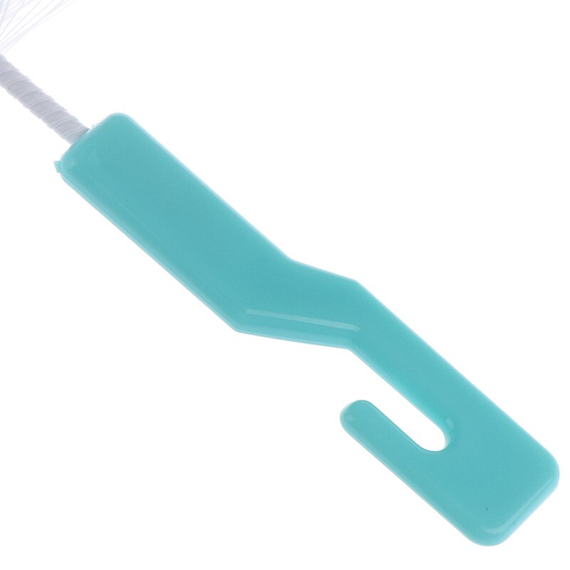 Escova para limpeza de mamilos, escova de plástico para limpeza de mamilos, com cerdas de nylon, para bojo e garrafa