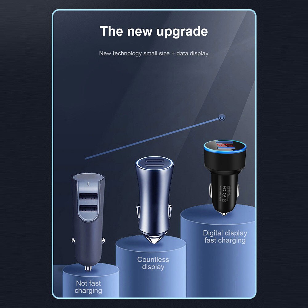 BSLIUFANG podwójna ładowarka USB szybkie ładowanie 3.0 dla adaptera telefonu dla Huawei Mate 30 Tablet telefon komórkowy ładowarka samochodowa szybka ładowarka