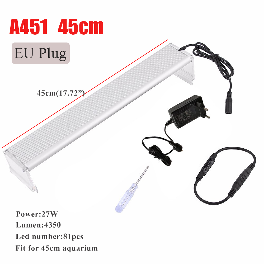 Chihiros WRGB EINE Serie FÜHRTE Aquarium Licht 20-50cm Lampen für Aquarium Pflanzen LED mit erweiterbar wasserdicht Clip auf setzt: A451 EU Stecker