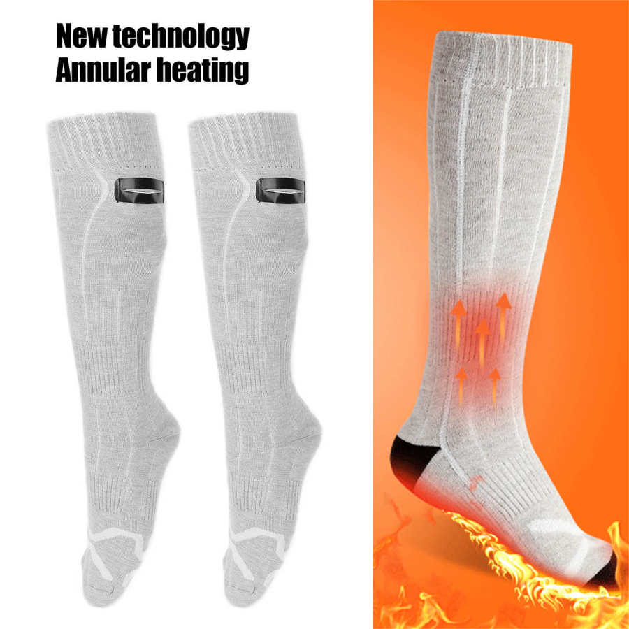 Calze riscaldate per esterni invernali calze termiche per riscaldamento a batteria scaldino da sci scaldino rapido impostato di calze calde