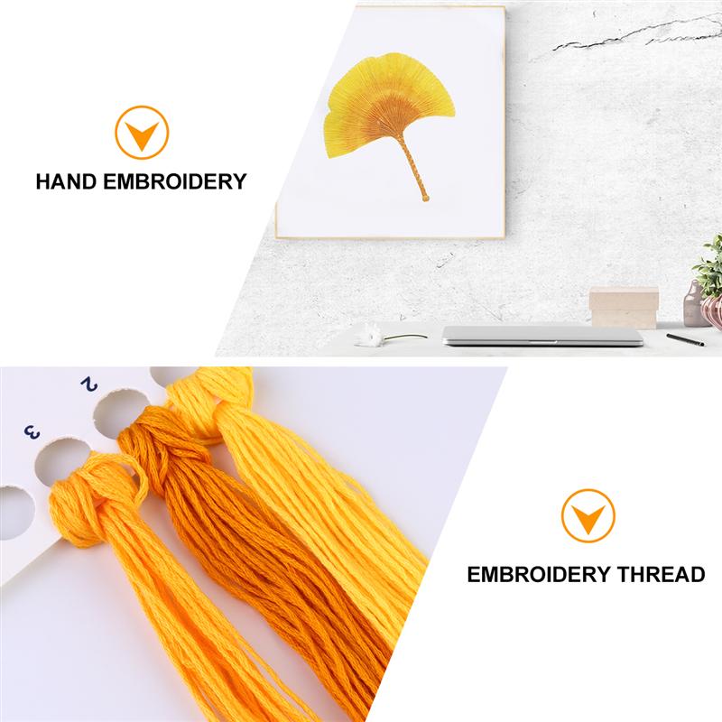 2 Sets Embroidery DIY Material Bag Embroidery Starter Kit