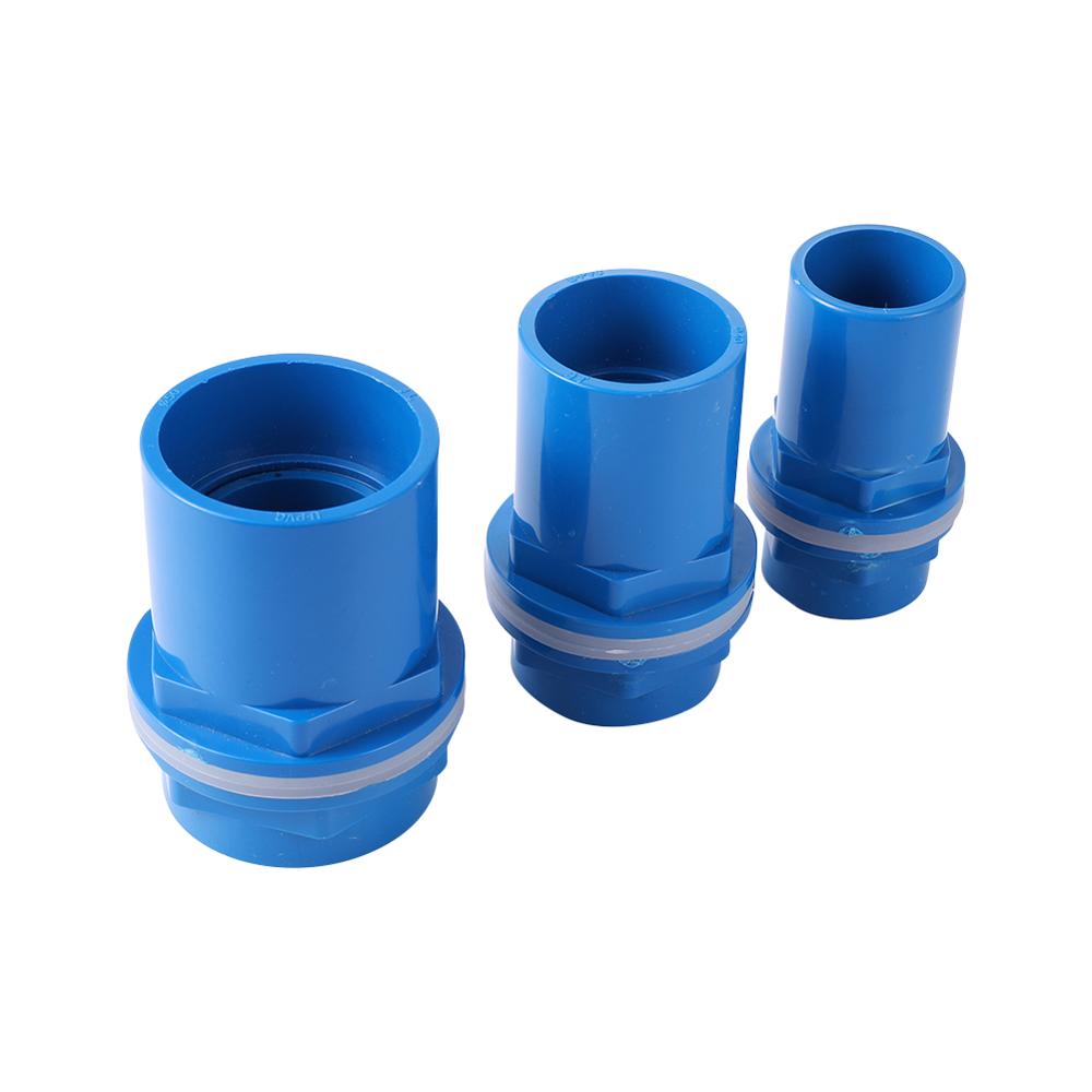 20/25/32/40/50Mm Blauw Pvc Waterdichte Pijp Butt Connector Tuin Irrigatie Buis Gezamenlijke aquarium Aquarium Koppelingen Adapters