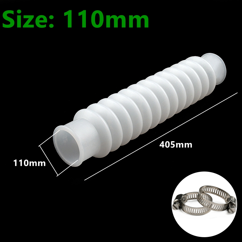 1Pc I.d 20 ~ 110Mm Siliconen Gegolfde Buizen Rubber Slang Expansie En Buigen Waterbuis Pvc Flexibele Aansluiting Schroefdraad Pijp